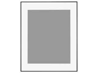 HAKUBA ハクバ HFA-03BWM-Z(ブラック/ホワイトマット)　アルミ額縁　全紙サイズ