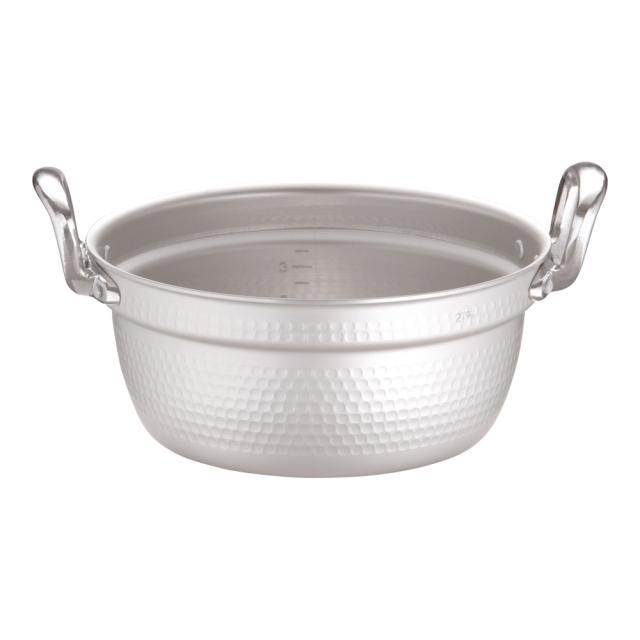 hokua 北陸アルミニウム マイスター アルミ円付鍋　（目盛付）２７ｃｍ