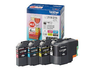 brother ブラザー 純正 インクカートリッジ大容量タイプ お徳用4色パック LC219/215-4PK