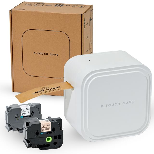 brother ブラザー ラベルライター P-TOUCH CUBE ピータッチキューブ PT-P910BT 3.5mm-36mm対応