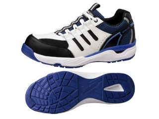 MIDORI ANZEN ミドリ安全 ワイド樹脂先芯入り通気スニーカー MPV01 26.0cm MPV01-W/BL-26.0の通販は 5,045円