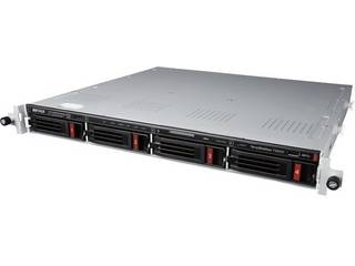 BUFFALO バッファロー キャンセル不可商品 ネットワーク対応HDD NAS TeraStation 4ベイ ラックマウント 8TB TS6400RN0804