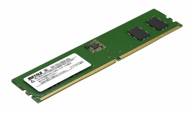 BUFFALO バッファロー 法人向け PC5-4800対応 288ピン U-DIMM 8GB MV-D5U4800-8G