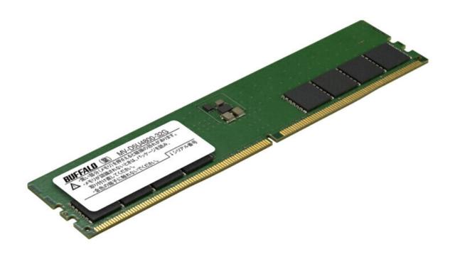 BUFFALO バッファロー 法人向け PC5-4800対応 288ピン U-DIMM 32GB MV-D5U4800-32G