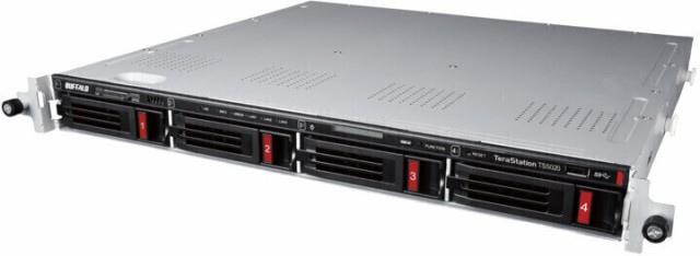 BUFFALO バッファロー キャンセル不可商品 ネットワーク対応ハードディスク NAS TeraStation 4ドライブ 12TB TS5420RN1204の通販は