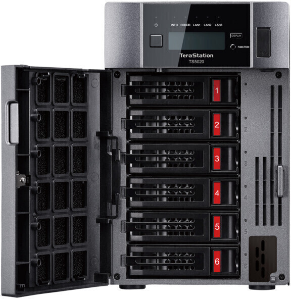 BUFFALO バッファロー キャンセル不可商品 ネットワーク対応ハードディスク NAS TeraStation 6ドライブ 18TB TS5620DN1806_3
