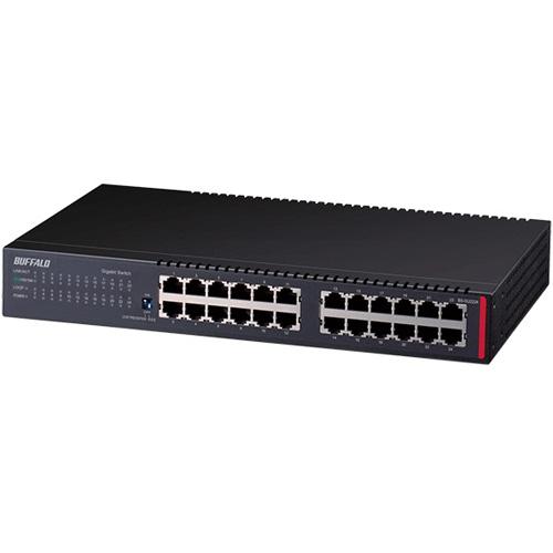 BUFFALO バッファロー 法人向け レイヤー2 Giga アンマネージスイッチ 24ポート 最長5年保証 BS-GU2224有線ルーター