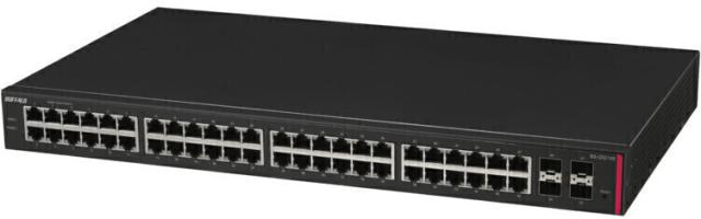 BUFFALO バッファロー 法人向け レイヤー2 Giga スマートスイッチ ブラック 48ポート BS-GS2148