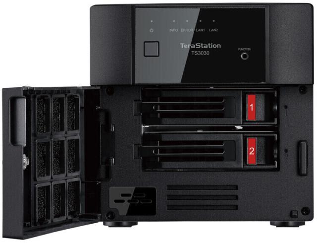 BUFFALO / バッファロー TeraStation TS-RX2.0TL/R5 HDD：3TB（1000G×2 500GB×2）ラックマウント型　NAS