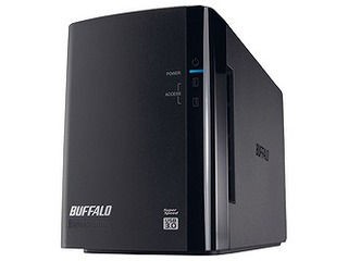 BUFFALO バッファロー USB3.0対応外付ハードディスク 2ドライブ 2TB HD-WL2TU3/R1J