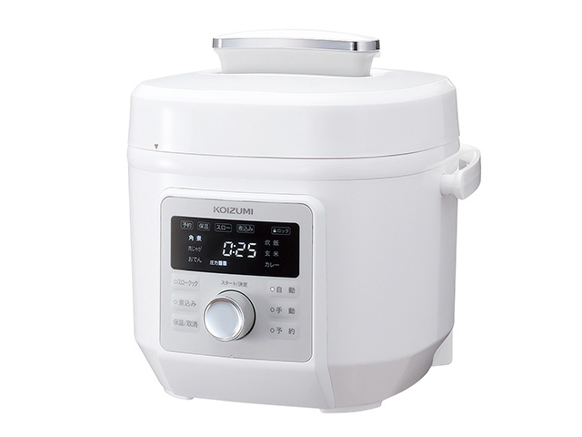 KOIZUMI 小泉成器 KSC-4502/W マイコン電気圧力鍋【容量3.0L・5段階 KOIZUMI 小泉成器 KSC-4502/W マイコン電気圧力鍋【容量3.0L・5段階