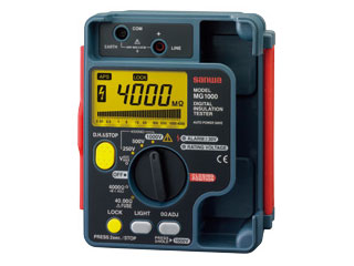 sanwa 三和電気計器 絶縁抵抗計／デジタル MG1000の通販は