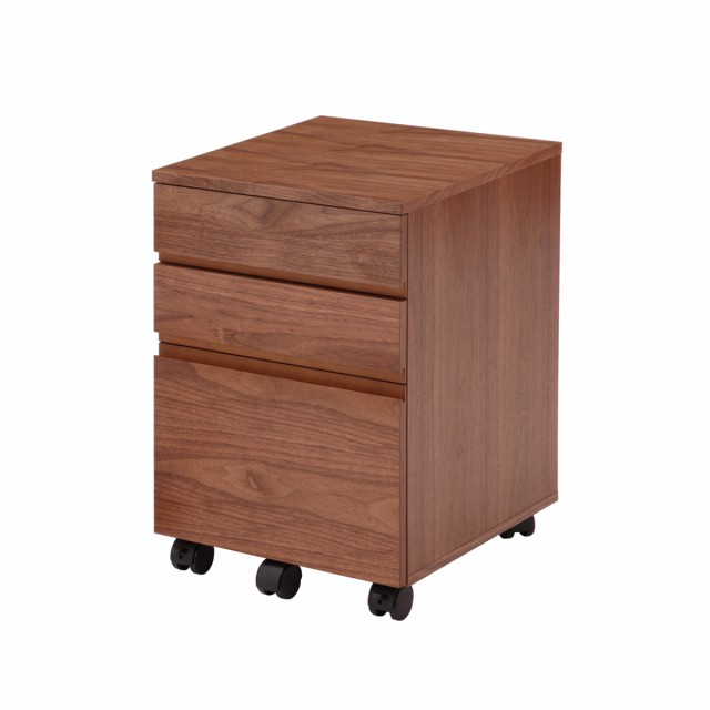 ICHIBA 市場 デスクチェスト Walnut Desk Chest ブラウン K-2315BR