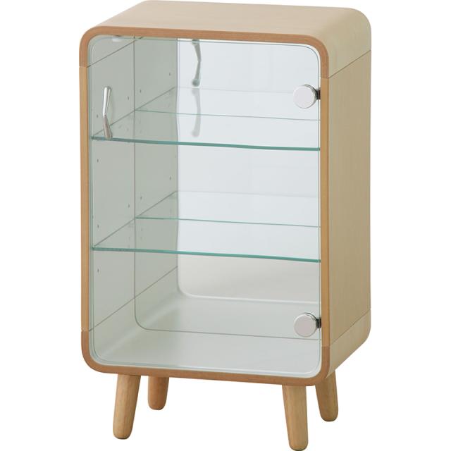 東谷 ROOM ESSENCE 木製 コレクションシェルフS 2段 ナチュラル PT-611NA