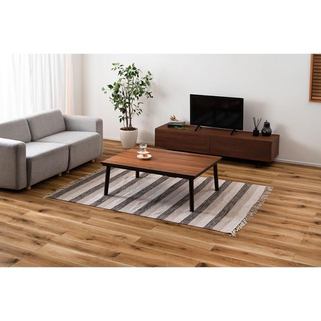 東谷 ROOM ESSENCE 天板105×75cm カーボンフラットヒーターこたつ ウォールナット KT-303 シンプルモダン 天然木_11