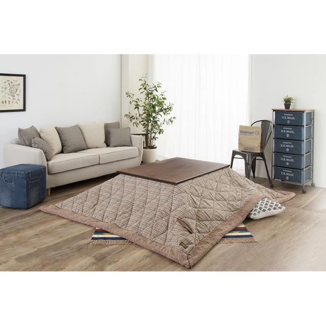 東谷 ROOM ESSENCE 天板105×75cm カーボンフラットヒーターこたつ ウォールナット KT-303 シンプルモダン 天然木_15