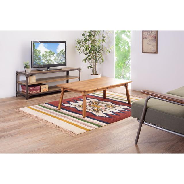 東谷 ROOM ESSENCE 天板105×60cm おしゃれ こたつテーブル KT-104N ヴィンテージ風 天然木_3