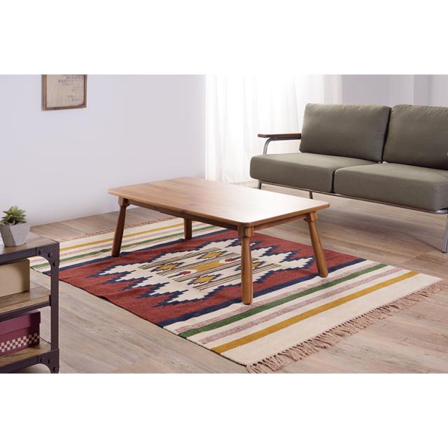 東谷 ROOM ESSENCE 天板105×60cm おしゃれ こたつテーブル KT-104N ヴィンテージ風 天然木_4