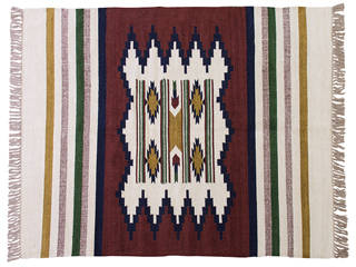東谷 ROOM ESSENCE 170×230cm KILIM/キリム ビスコース＆コットン ラグ インド製 TTR-107C