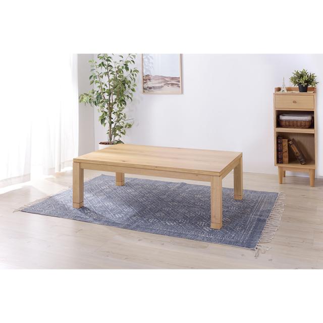 東谷 ROOM ESSENCE 日本製 天板135×80cm 天然木 継脚こたつ KTJ-135 ナチュラル_4