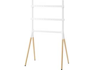 東谷 ROOM ESSENCE イーゼル風 テレビスタンド 32〜55V型 20kgまで対応 ホワイト TS-21WH