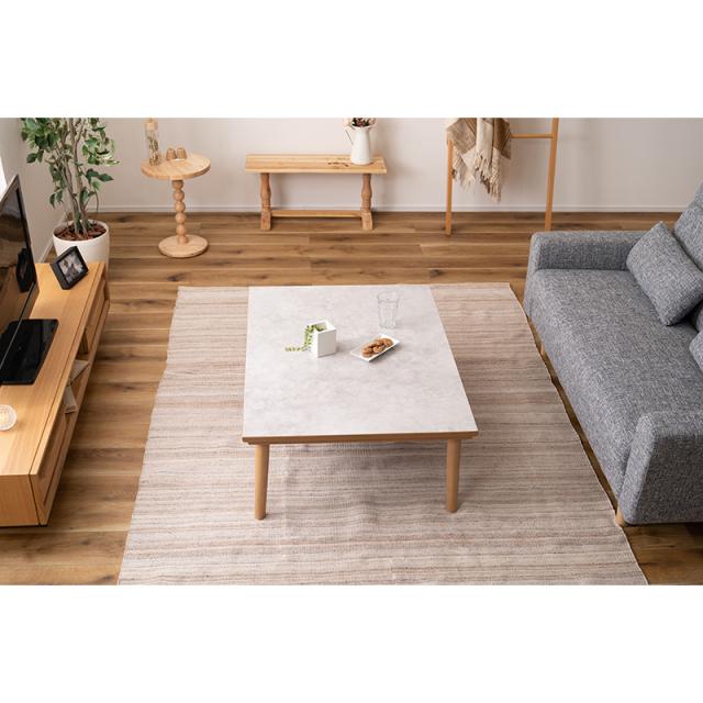 東谷 ROOM ESSENCE 天板105×75cm カーボンフラットヒーターこたつ ねじこみ式継ぎ脚付き KT-304NA_16