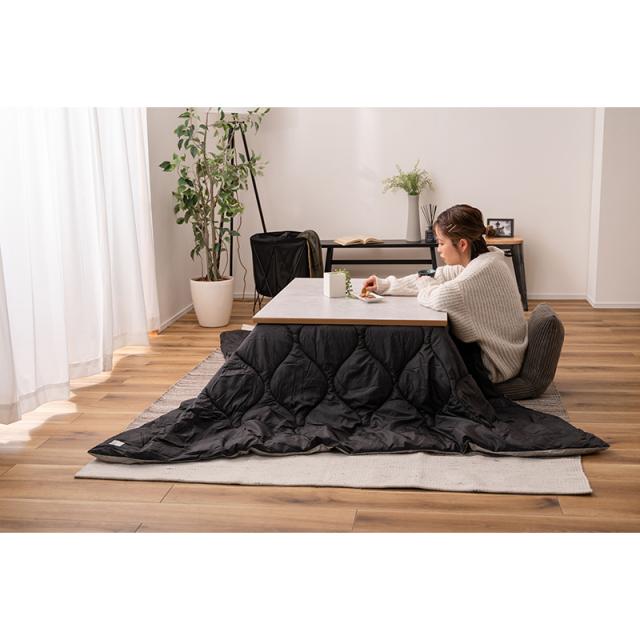 東谷 ROOM ESSENCE 天板105×75cm カーボンフラットヒーターこたつ ねじこみ式継ぎ脚付き KT-304NA_18