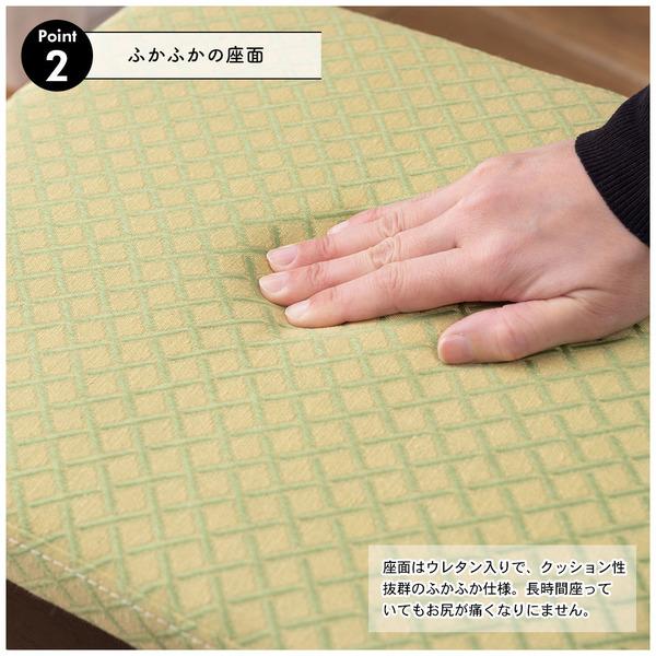 東谷 ROOM ESSENCE お座敷シリーズ 法事フォールディングスツール イエロー BC-115YE 法事チェア 和室 畳 料理店 会席_7