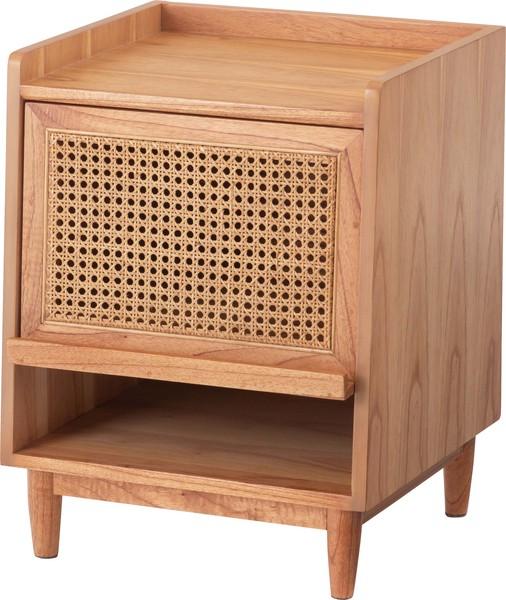 東谷 ROOM ESSENCE ナイトテーブル ナチュラル PM-514NA