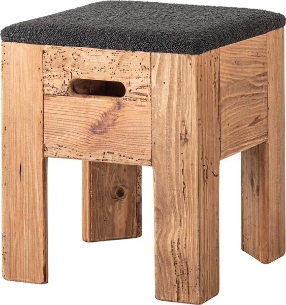 東谷 ROOM ESSENCE スツール ブラック HIT-203BK