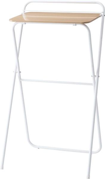 東谷 ROOM ESSENCE フォールディングハイデスク ホワイト PT-783WH