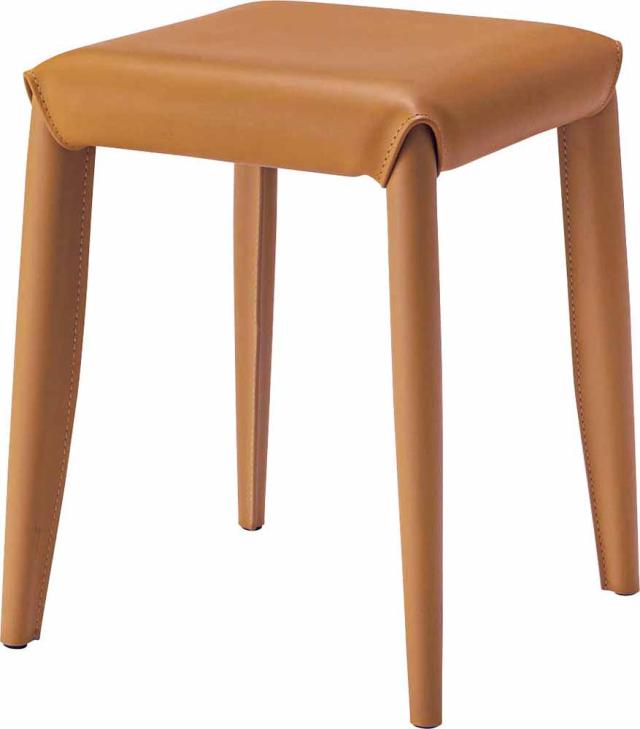 東谷 ROOM ESSENCE スチール製スツール キャメル RF-14CA