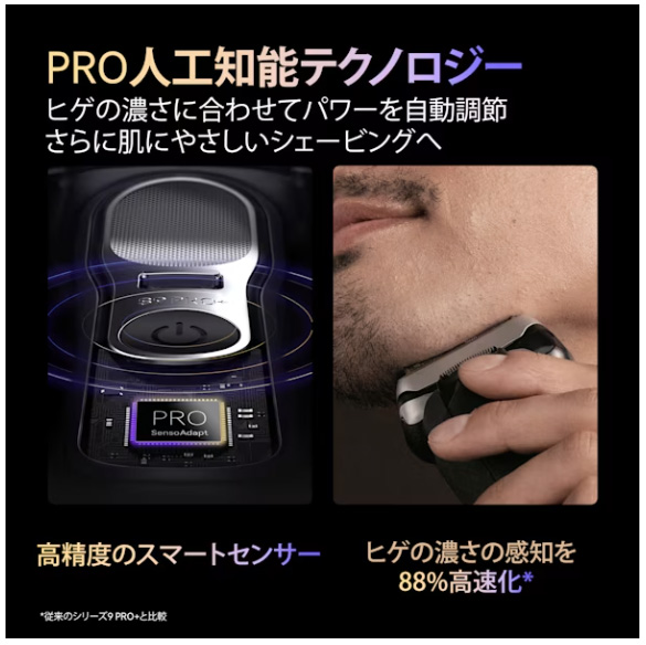 BRAUN ブラウン ブラウン電気シェーバー シリーズ9 Pro+ 9660cc 【公式