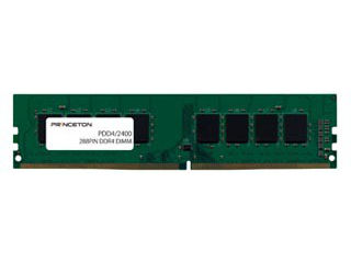 Princeton プリンストン デスクトップPC向け増設用PCメモリ 4GB PC4-19200(DDR4-2400) 288PIN DIMM PDD4/2400-4Gの通販は