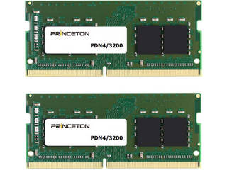 Princeton プリンストン ノートPC向けメモリ 16GB (8GB 2枚組) NOTE用 DDR4-3200 260PIN SODIMM PDN4/3200-8GX2