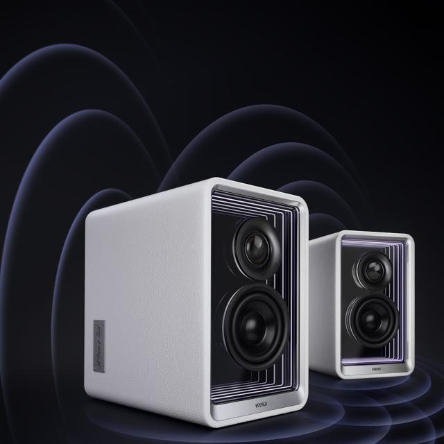 オーディオ機器 EDIFIER 2.0アクティブスピーカー ED-QR65-WH ホワイト