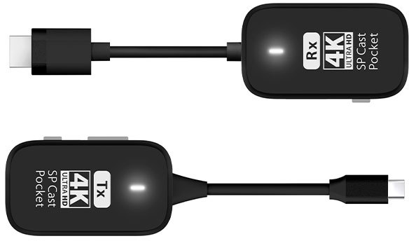 Princeton プリンストン SP Cast Pocket4K 4K対応ワイヤレスUSB-C to HDMI SPCASTPOCKET-C1-4KR1_1