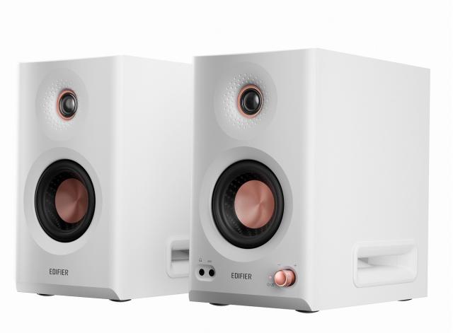 Edifier エディファイア 2.0モニタースピーカーシステム　定格出力合計110W 入力4系統 ホワイト ED-MR5-WH