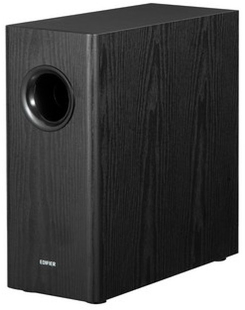 Edifier エディファイア T5s パワードサブウーファー 黒 Edifier Edifier T5s パワードサブウーファー 定格出力70W 木目調