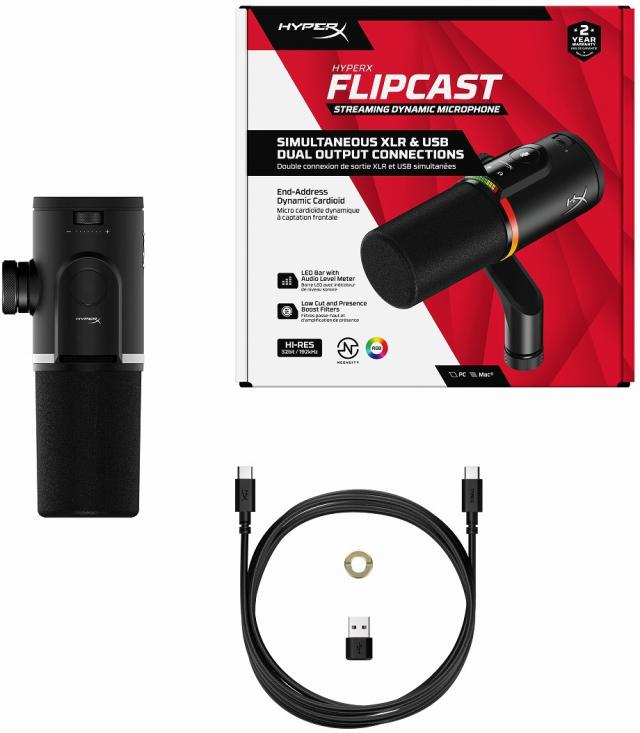 HyperX ハイパーエックス FlipCast ダイナミックマイク XLR/USB