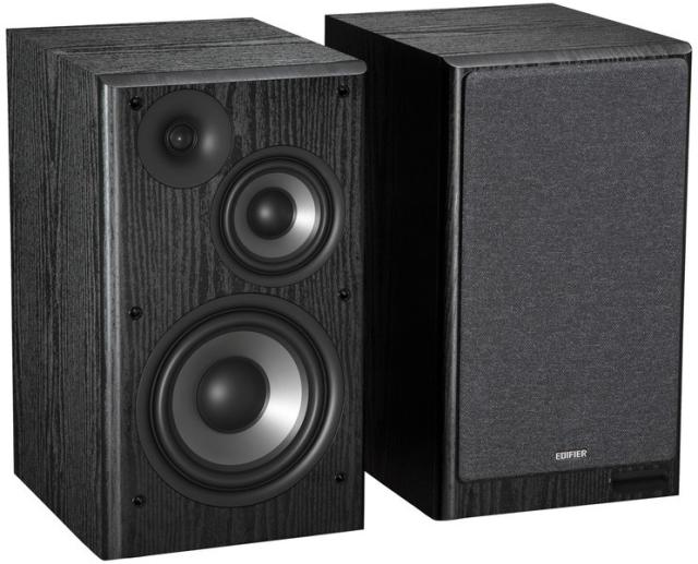 Edifier エディファイア クアッドアンプ3wayブックシェルフスピーカー 144W Bluetooth HDMIeARC 光 同軸 line-in ED-R2750DBMK2-BK_1