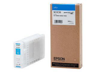 EPSON エプソン Sure Color用 インクカートリッジ/350ml(シアン) SC1C35