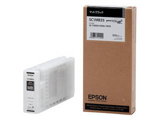 EPSON エプソン Sure Color用 インクカートリッジ/350ml(マットブラック) SC1MB35