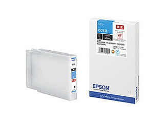 EPSON エプソン 【純正】ビジネスインクジェット用 インクカートリッジL（シアン）/約4000ページ対応 ICC93Lの通販は 7,407円