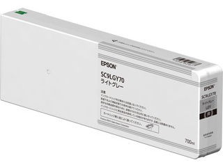 EPSON エプソン SureColor用 インクカートリッジ/700ml(ライトグレー) SC9LGY70