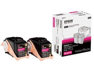 EPSON エプソン LP-S7160シリーズ用 環境推進トナー/マゼンタ/Mサイズ2本パック(印刷可能ページ：約5300ページ) LPC3T33MPV