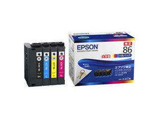 EPSON エプソン ビジネスインクジェット PX-M680F用 大容量インクカートリッジ（4色パック） IC4CL86