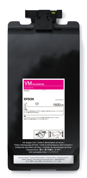 エプソン SureColor用 インクパック/1600ml ビビッドマゼンタ SC34VM160 代引不可