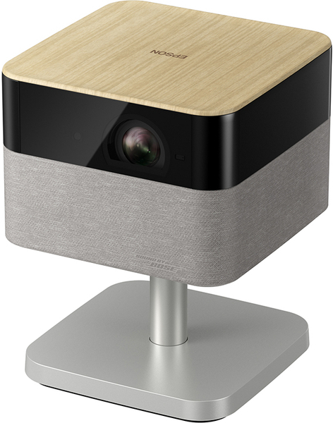 EPSON エプソン 家庭用プロジェクター/コンパクトモデル/1000lm/3LED(3原色LED)/4Kエンハンスメント/フット付/オーク EF-72