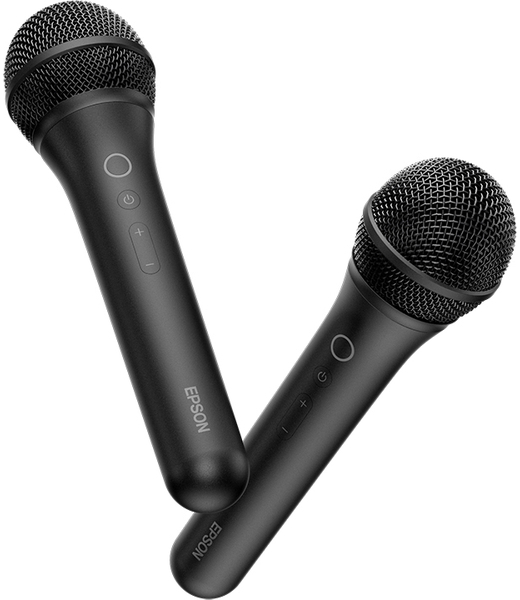 EPSON エプソン 家庭用プロジェクター用 ワイヤレスマイク（2本セット） ELPKM01